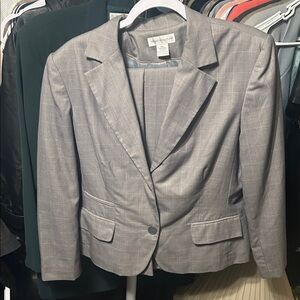 Worthington Gray Plaid Blazer